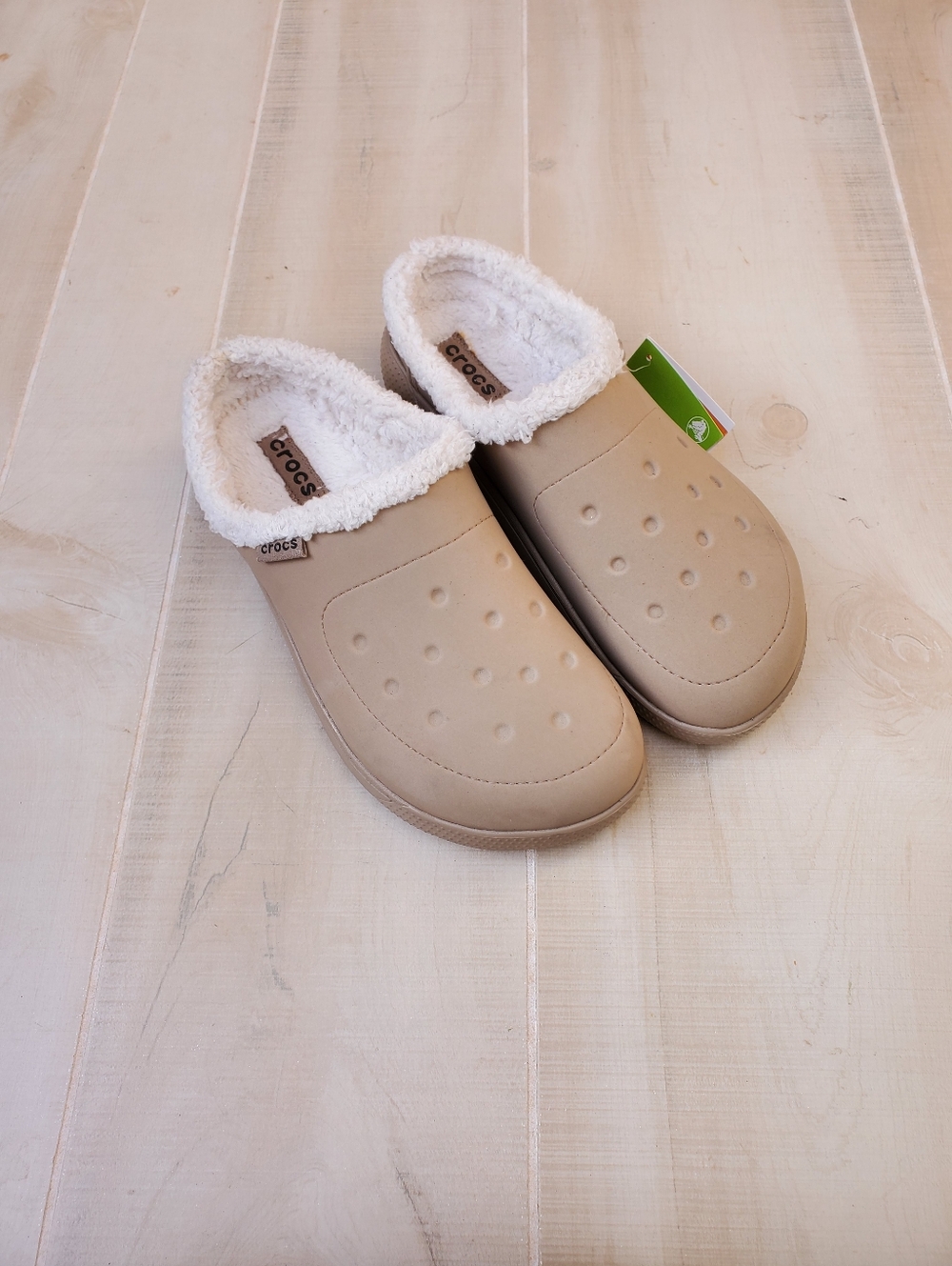 Crocs Roomy Fit Lined Clogs Nwt - Picture 6 of 7